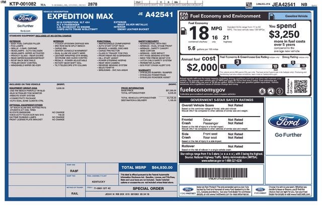 2018 Ford Expedition Max XLT