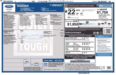 2021 Ford Ranger XL STX PACKAGE