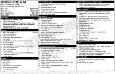 2022 Chevrolet Bolt EV 2LT