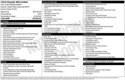 2016 Chrysler 300 Limited