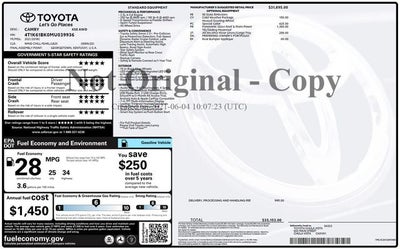 2021 Toyota Camry XSE