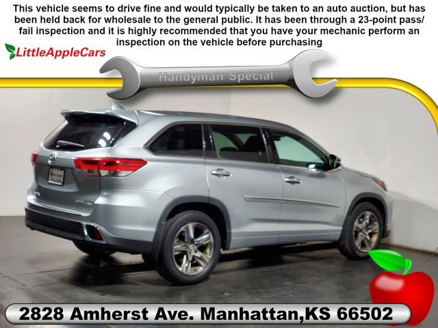 2018 Toyota Highlander Limited Platinum