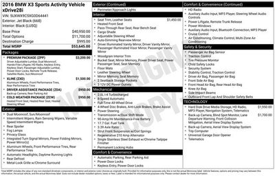 2016 BMW X3 xDrive28i