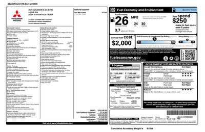 2024 Mitsubishi Outlander SE 4WD