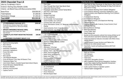 2025 Chevrolet Trax LS