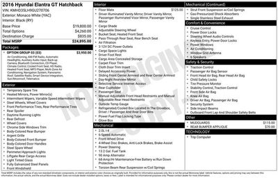2016 Hyundai Elantra GT Base