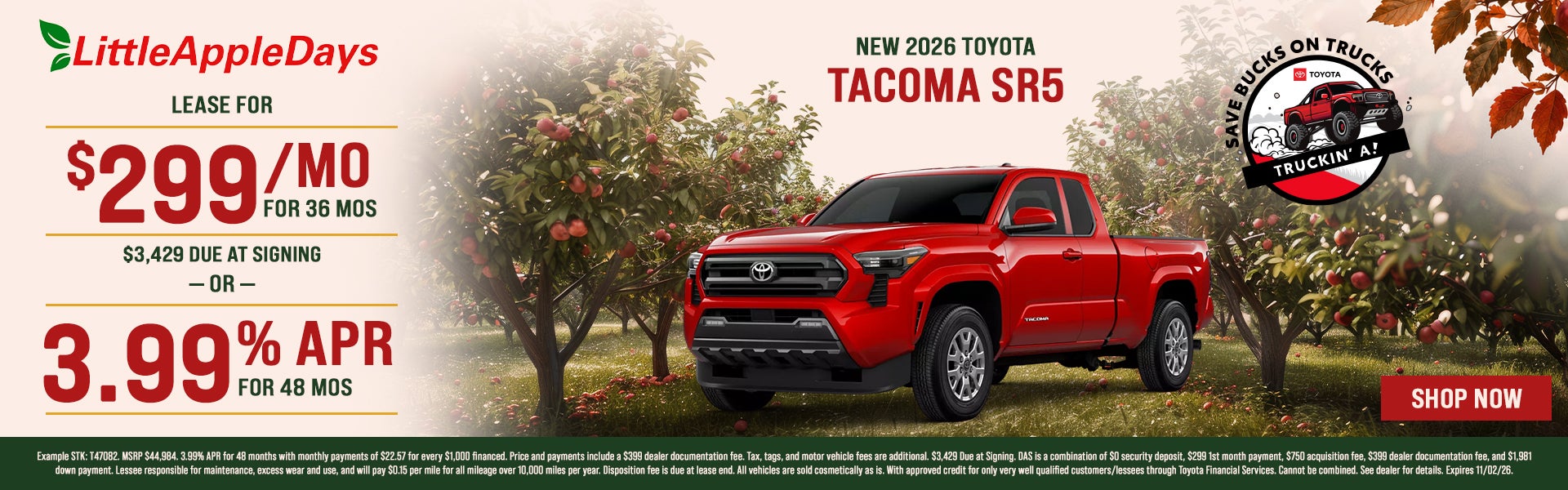 New 2026 Toyota Tacoma SR5